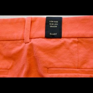 Size 4 Elliot pant; Burgundy , Coral & Camel